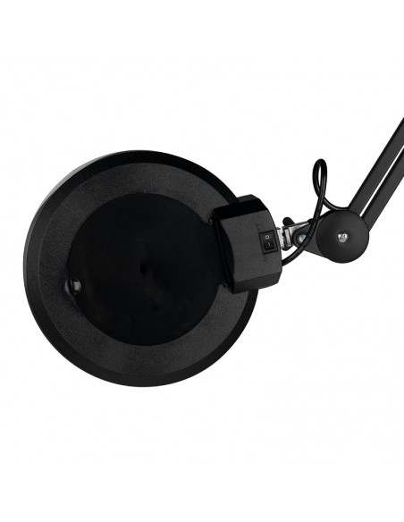 Lupenleuchte LUP schwarz mit LED & Stativ