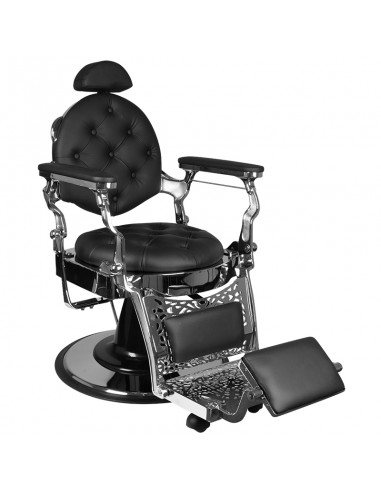 Barber Chair RETRO II silver base