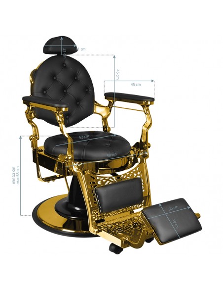 Barber Chair Retro II gold