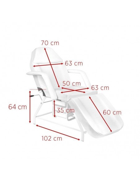 Kosmetikliege BASIC I H 64 cm