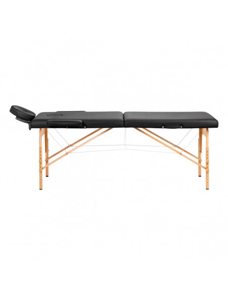 Massagebritts Träkomfort 2 segment 190x70 svart