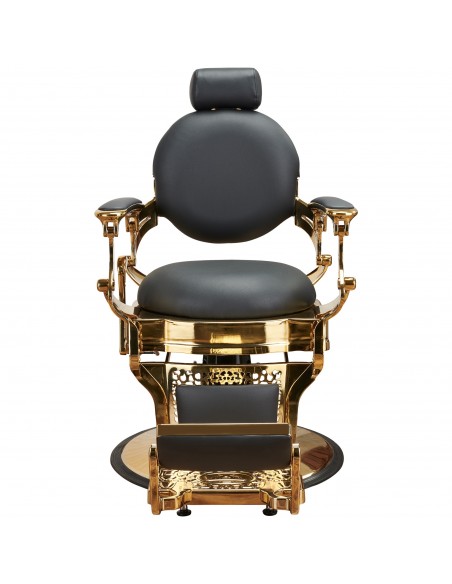Barber Chair SOLOMON svart guld