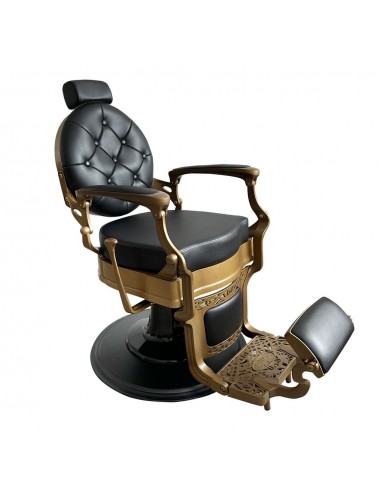Barber Chair CHECK i svart guld