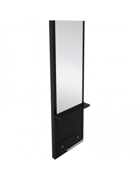 Friseurspiegel QUADRO LED Made in EU schwarz & weiss